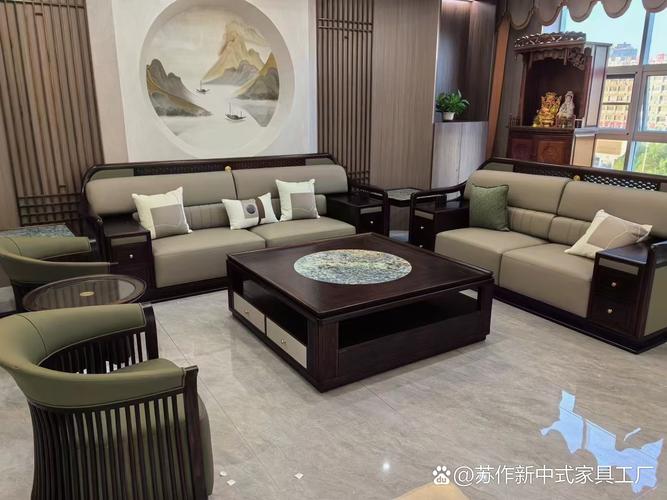 新中式別墅會所家具定制 蘇州源頭工廠，匠心鑄就高端室內外裝飾